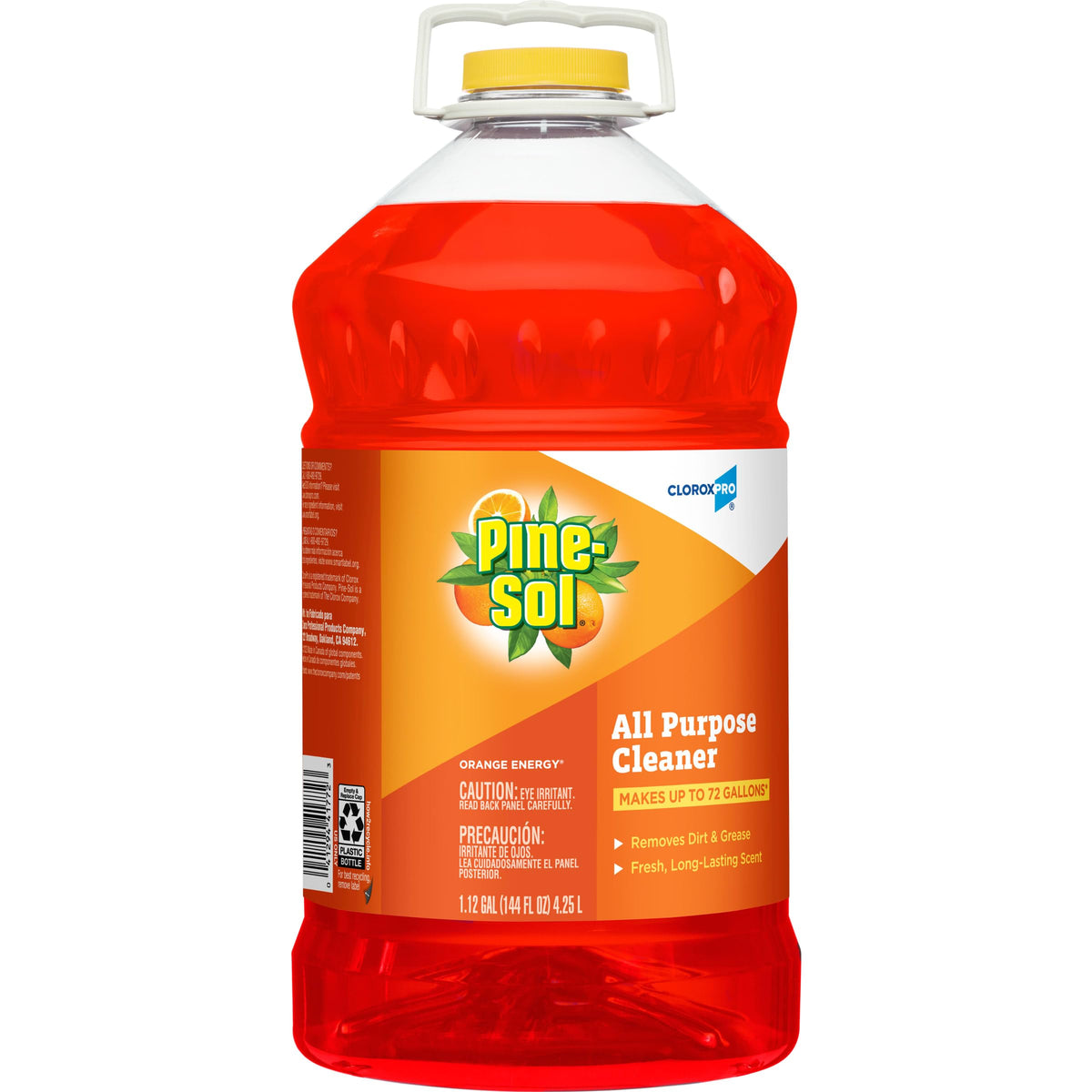 CloroxPro Pine Sol All Purpose Cleaner – 144 Ounce (Pack of 3), Orange, Pack of 3, Model 41772