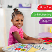 Basic Shapes Cards Kit by Wikki Stix – 7 Inches (Cards Only), Wax, Multi, Model WKX705