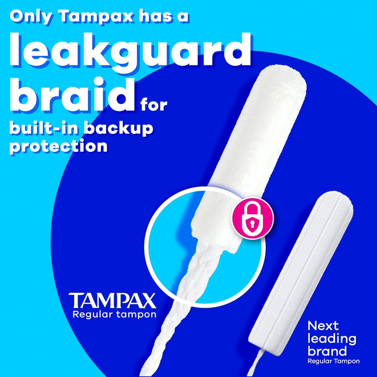 Pearl Tampons for Women Multipack by Tampax – Regular/Super, Cotton, Model 4332405235