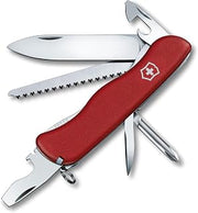 Victorinox Trailfinder Swiss Army Knife, 12-Function Pocket Knife, Red | Swiss-made pocket knife, compact multitool, stainless steel tools, everyday carry