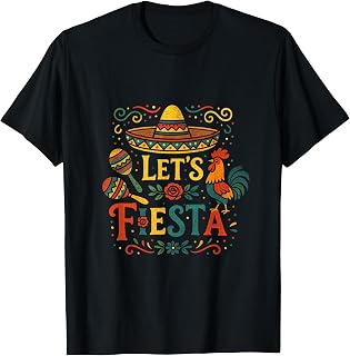 Let's Fiesta - Cinco de Mayo Mexican Party T-Shirt