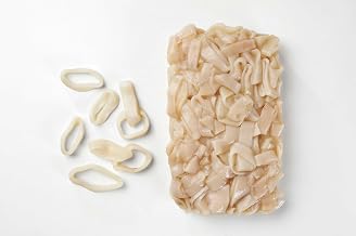 Pana Pesca Fully Cleaned Todarodes Raw Squid Rings, 2.5 Pound -- 4 per case.
