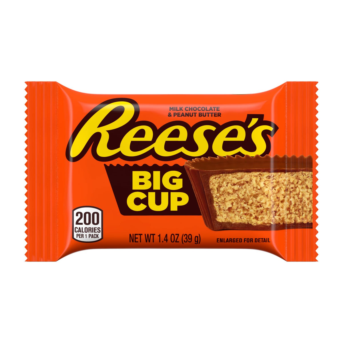 BIG CUP Peanut Butter Cup by Reese's – 1.4 Ounce (Pack of 32), Pack of 32, Model 34000001637