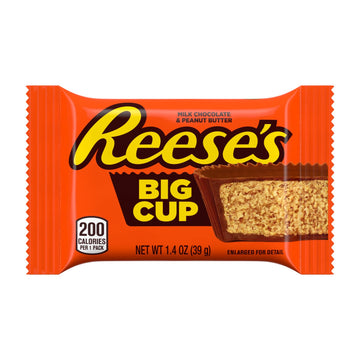BIG CUP Peanut Butter Cup by Reese's – 1.4 Ounce (Pack of 32), Pack of 32, Model 34000001637