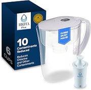 Brita Metro Small 6-Cup Water Filter Pitcher with BritaPlus Filter, Clear