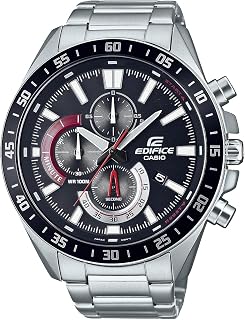 Casio Men's Quartz Watch with Stainless Steel Strap, TBA, 22 (Model: EFV620D-1A4V), Silver-Tone