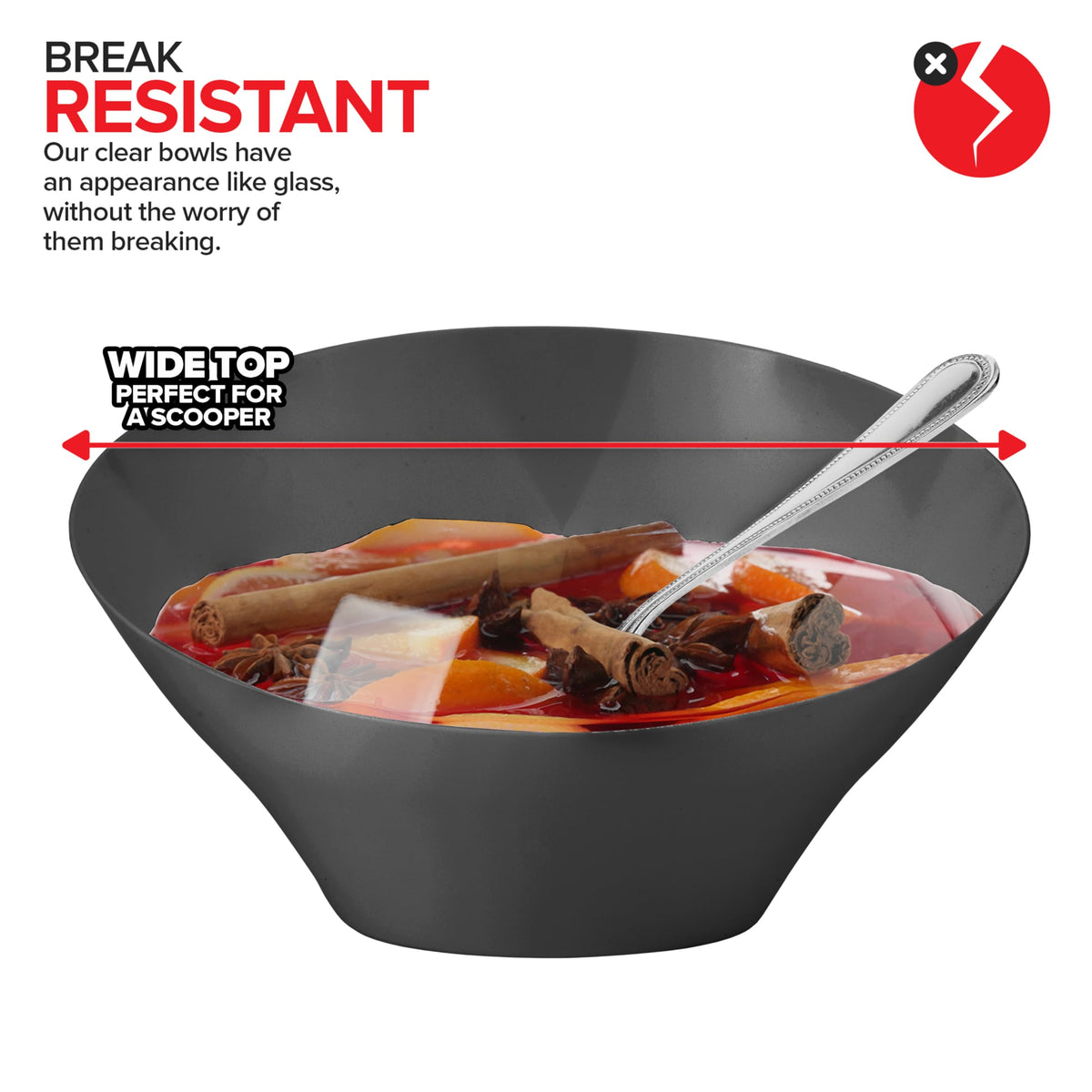 Stock Your Home Black / 54 oz / Casual Bowls