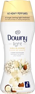 Downy Light Laundry Scent Booster Beads for Washer, Shea Blossom, 5.5oz, with No Heavy Perfumes, 1 Count (Pack of 1)