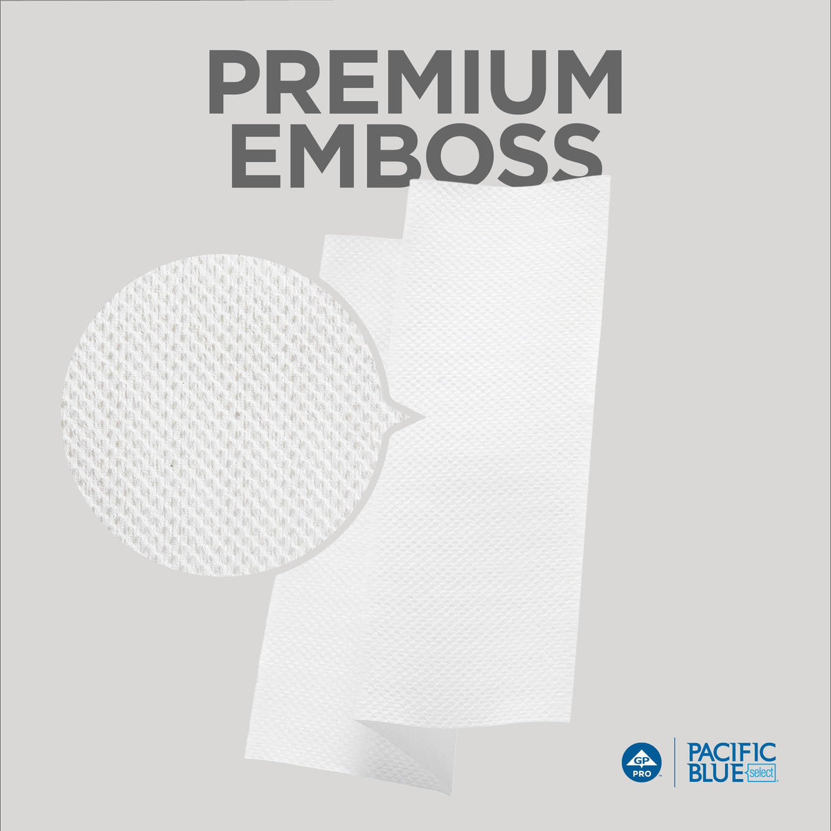 Georgia-Pacific Pacific Blue Select Multifold Paper Towels by GP PRO (Georgia-Pacific) – 20389, 250 Paper Towels Per Pack, 16 Packs Per Case