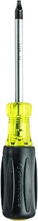 Jonard Tools SDR-34 Screwdriver, #3 x 4" Robertson Tip with Comfort Grip, 8 1/2" Length