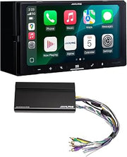 Alpine iLX-W770-M Wireless CarPlay Receiver with KTA-450 Amp | Wireless CarPlay receiver with 1x KTA-450 4-channel power pack amplifier.