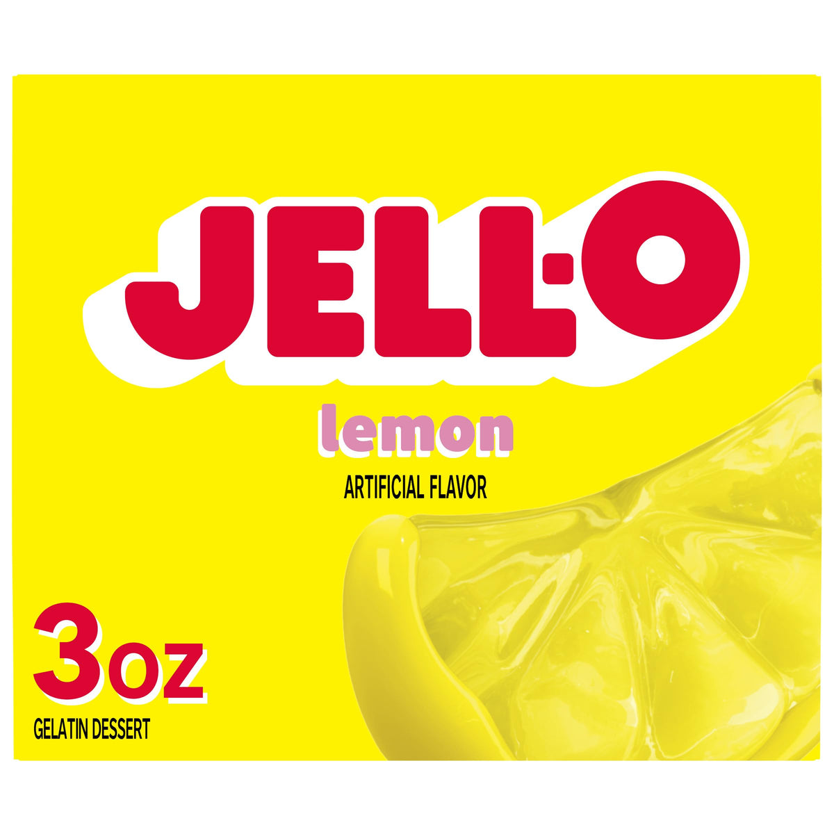 Gelatin Dessert Mix by Jell-O – 3 Ounce (Pack of 1), Model JO-LEM-1