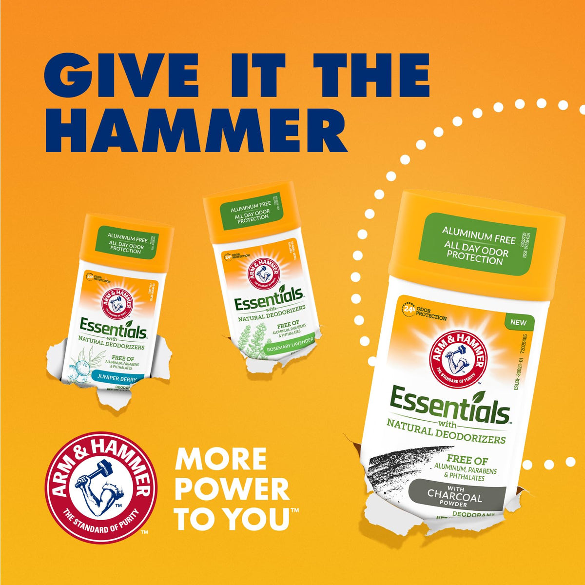 ARM & HAMMER 2.5 Ounce (Pack of 8) / Deodorant / 8 Deodorant