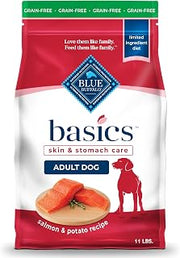 Blue Buffalo Basics Salmon Adult Grain-Free Dry Dog Food, 11 lb