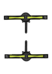 AUTO-ADJUST KT22 Self-Stabilizing Table Base | Twin-Pedestal by FLAT – Cast Iron, Black, Model CT2030