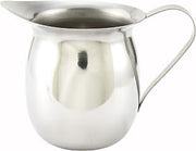 Winco BCS-10 Stainless Steel Bell Creamer, 10-Ounce,Medium | Bell-shaped, Precise pouring, Comfortable grip, Great for Cream, Coffee Service and Table Service