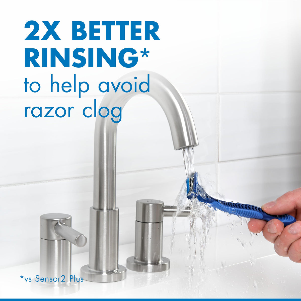 Gillette 8 Count (Pack of 2) / Sensor3 Comfort (8ct) / Blue Disposable Razors