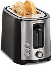 Hamilton Beach Extra-Wide Slot 2 Slice Toaster With Bagel & Defrost Buttons