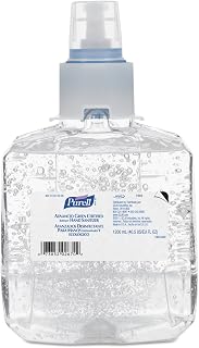PURELL 190302CT Advanced Green Certified Hand Sanitizer Refill, 1200mL, FragFree, 2/Carton