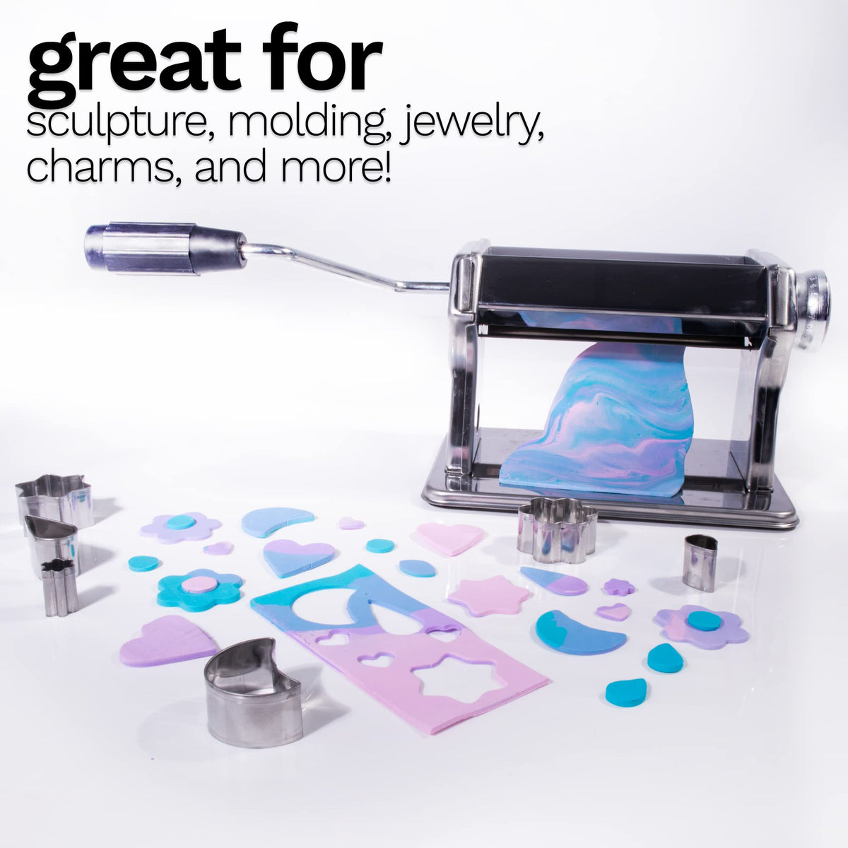 Smart Metal Clay Rolling Machine by DAS – METAL CLAY MACHINE, Alloy Steel, Keine Farbe, Model F328000