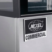 Global Industrial Refrigerated Cake Display Cabinet by Nexel – 12.7 cubic_feet, Stainless Steel, Silver, Model CD900-3-HC