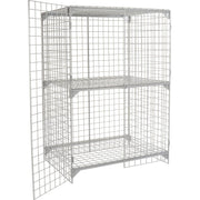Global Industrial 4' x 2' x 6' / Gray / Industrial Storage Lockers