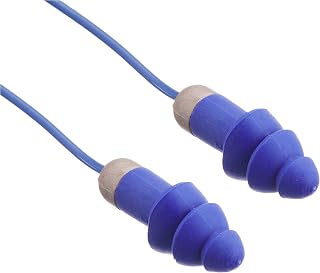 Moldex 507-6415 Rockets Reusable Earplugs, Tape, Metal Det with Cord, One Size (Pack of 50)