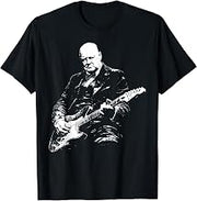 Winston Churchill Playing Electric Guitar Rocker Humor T-Shirt