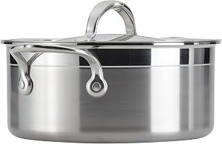 Hestan ProBond Forged - Professional Clad Stainless Steel Soup Pot, 3 Quart, Induction Compatible