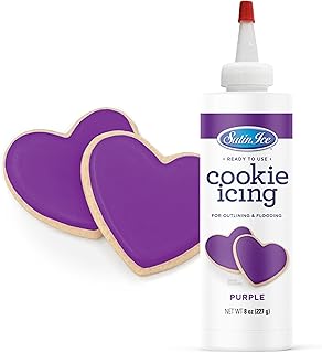 Satin Ice Purple Cookie Icing - 8oz - Bottle