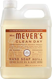 Mrs. MEYER'S CLEAN DAY Hand Soap Refill, Oat Blossom Scent, 33 Fl Oz Bottle