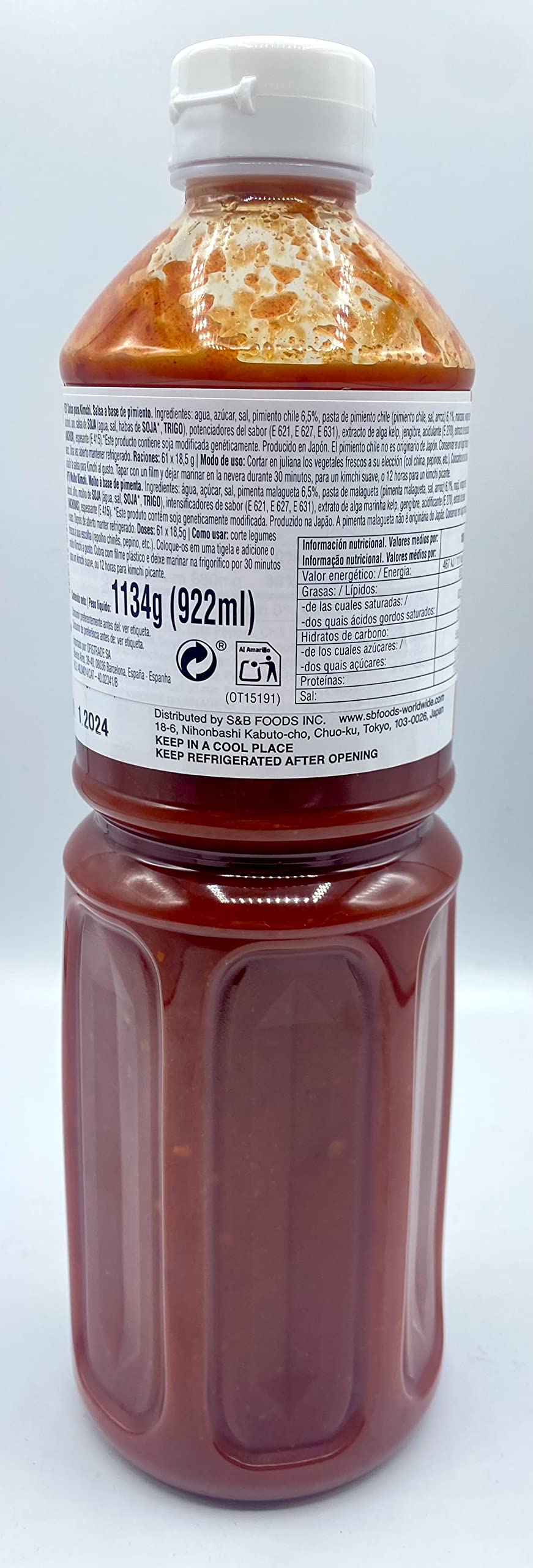 Kimchee Sauce by S&B – 26.9 cm, Model 9479