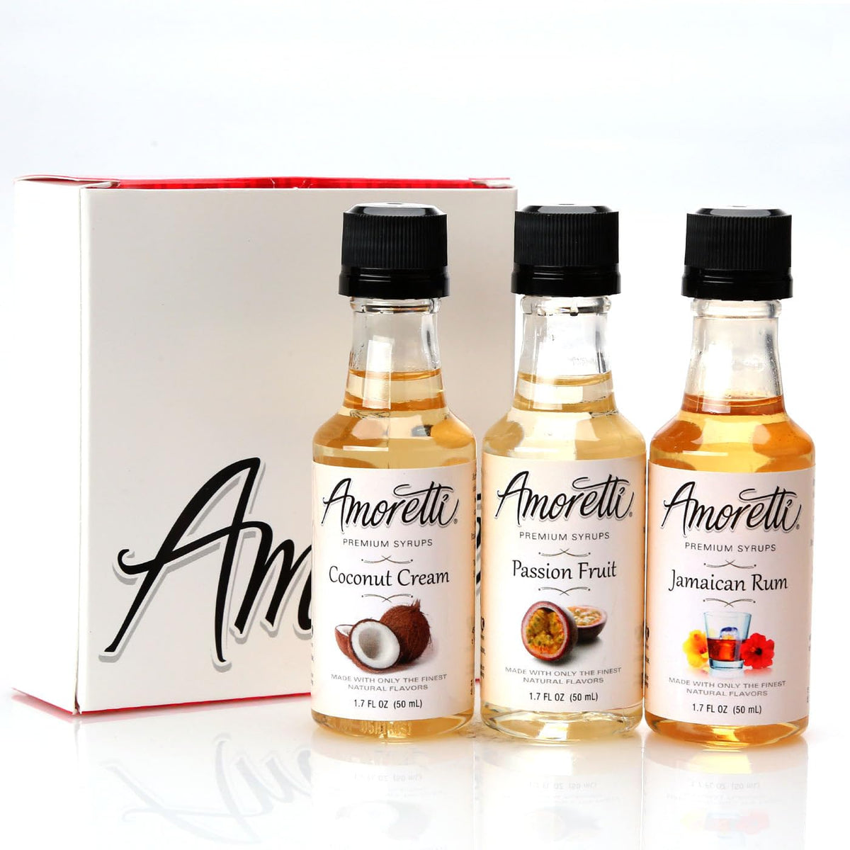 Tropical Syrups 3 Pack by Amoretti – 25.4 Fl Oz (Pack of 1)