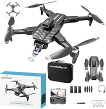 4K UHD GPS Drone (Equipped with dual cameras), Foldable Drone, small-scale Drone Control Quadcopter With Height Setting Function, Six-pass Gyroscope, Gesture Photo, Video Recording, Headless Mode, Emergency Stop, Trajectory Gravity Sensing, and Auto-photography for Adults and Teenager(60 minutes flight time)