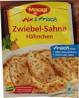 Maggi Fix für Zwiebel-Sahne-Hähnchen