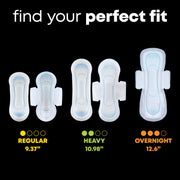 Ultra Thin Pads by U by Kotex – Regular, Cotton, White, Pack of 60, Model 00036000477467