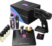 flavour blaster Cocktail Bubble & Smoke Gun Kit | Smoking Cocktail Machine, Edible Bubbles & Aroma | Smoke Bubble Gun for Elevating Drinks & Food with Flavor-Rich Clouds | Cocktail Gift Sets | Black
