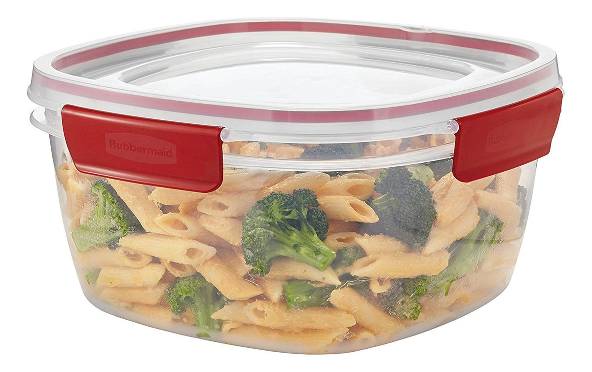 Easy Find Lids 14-Cup Food Storage Container by Rubbermaid – 14-Cup, 3.0 cups, Plastic, White Red, Model 2017416