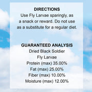 Flock Fest 10 Lbs Bag Fly Larvae by Buffalo Tools – Brown, Model DBSFL10