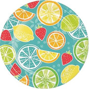 Creative Converting Tutti Frutti Vibrant Summer Paper Plates, 8 Count