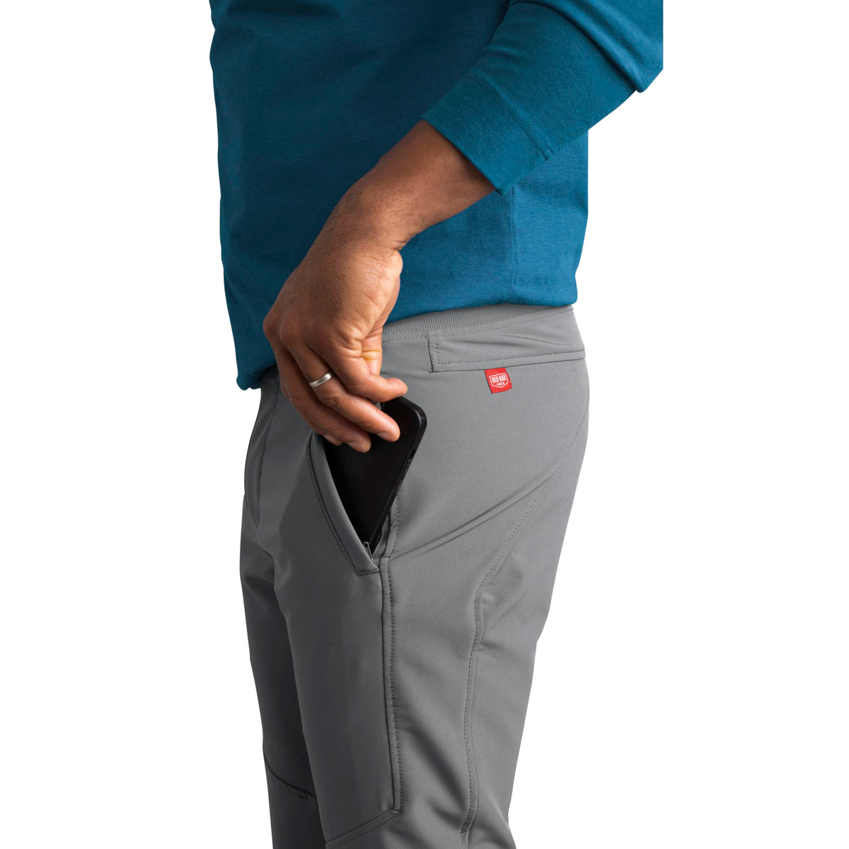Men's Performance Stretch Work Jogger by Red Kap – 3X-Large, Polyester, Light Alloy, Model S4G2LA RG 3XL