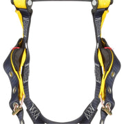 DBI-SALA,Delta Full Body Harness, Back D-Ring, Tongue Buckle Leg Straps, 2X-Large, Yellow/Navy by 3M – Double Extra Large, Nylon, Navy/Yellow, Model 1101253