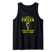 Cinco De Mayo Fiesta Mexican Shirt Cinco De Mayo Shirt Party Tank Top by Cinco De Mayo Mexican Fiesta Party – Black, Model YZPAB6WZ3JD