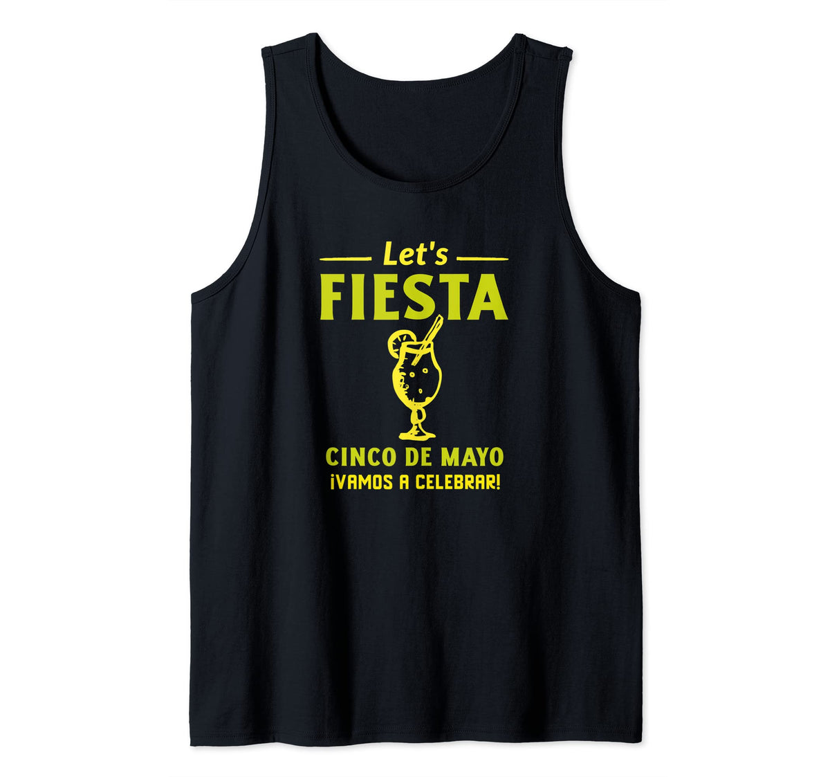 Cinco De Mayo Fiesta Mexican Shirt Cinco De Mayo Shirt Party Tank Top by Cinco De Mayo Mexican Fiesta Party – Black, Model YZPAB6WZ3JD
