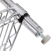 Chrome Wire Shelving by Nexel – Alloy Steel, Chrome, Model 24306C