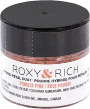 Roxy & Rich Hybrid Petal Dust Powder Food Color 8 Milliliters Volume, Powder Pink