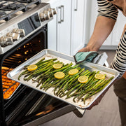 +Naturals® Baker's Half Sheet 3 Pack by Nordic Ware – 17.88x12.88x1.06 inches, Aluminum, Silver, Pack of 3, Model 12407M