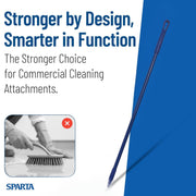 SPARTA White / 1 / 48 Inch Broom Handles