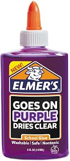 Elmer’s Disappearing Purple Liquid School Glue, 5-Ounces, 1 Count