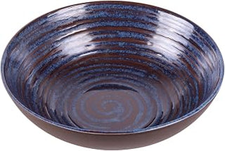 G.E.T. Enterprises B400082-SDB 40 oz Blue Melamine Bowl | Dishwasher safe, Shatterproof, Restaurant service, Great for Salads, Sides, Pasta and Shared Dishes
